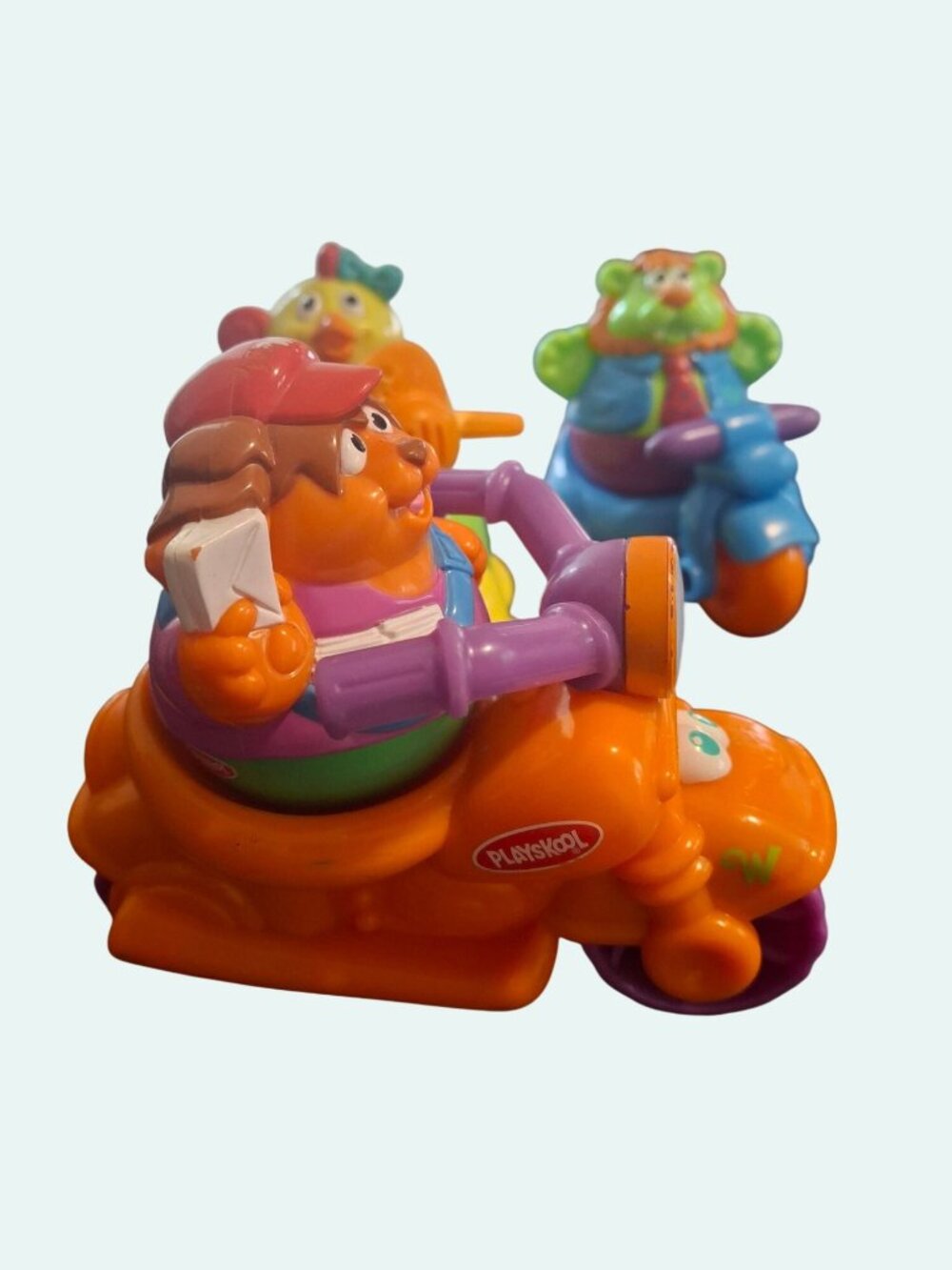 Playskool Vintage Animal Riders Toys Lot Of 3 - Bear Chicken & Dog *SH3